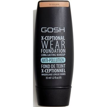 GOSH X-CEPTIONAL WEAR (GOSH COPENHAGEN) X-CEPTIONAL WEAR 16 GOLDEN LONG LASTING FOUNDATION TUBE 35 ML