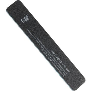 PEGGY SAGE RECTANGULAR 2 WAY NAIL FILE COARSE BLACK 100/180 NAGELVIJL 1 STUK