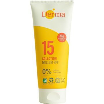 DERMA SUN LOTION SPF 15 ZONNEBRAND TUBE 200 ML