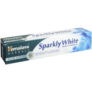 HIMALAYA HERBALS SPARKLY WHITE TANDPASTA TUBE 75 ML