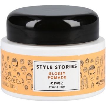ALFAPARF STYLE STORIES (ALFAPARF) STYLE STORIES STRONG HOLD GLOSSY POMADE POT 104 GRAM