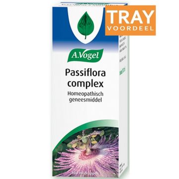 A. VOGEL PASSIFLORA (A. VOGEL) PASSIFLORA COMPLEX HOMEOPATHISCH GENEESMIDDEL BIJ NERVOSITEIT EN ZENUWACHTIGHEID DRUPPELS TRAY 40 X 100 ML