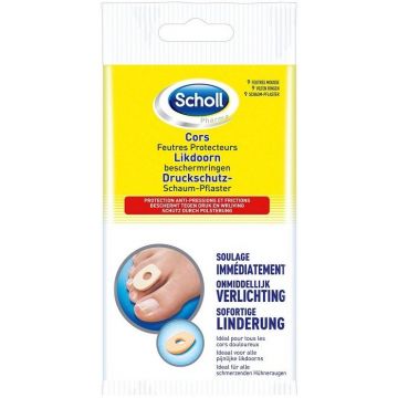 SCHOLL LIKDOORN BESCHERMRINGEN PAK 9 STUKS