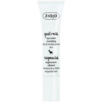ZIAJA GOAT'S MILK NOURISHING DRY & WRINKLE-PRONE SKIN EYE CREAM OOGCREME 15 ML