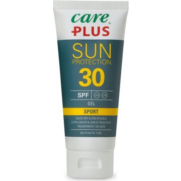 CARE PLUS SUN PROTECTION SPF 30 SPORT GEL ZONNEBRAND TUBE 100 ML