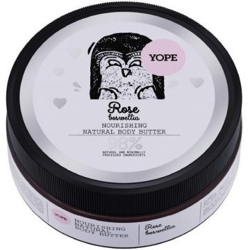 YOPE ROSE BOSWELLIA NOURISHING NATURAL BODY BUTTER POT 200 ML