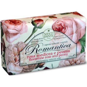 NESTI DANTE ROMANTICA (NESTI DANTE) ROMANTICA FLORENTINE ROSE AND PEONY ZEEP WIKKEL 250 GRAM