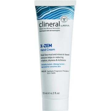 AHAVA CLINERAL X-ZEM (AHAVA) X-ZEM HAND CREAM HANDCREME TUBE 125 ML