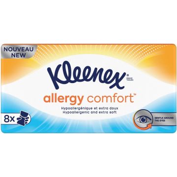KLEENEX ALLERGY COMFORT ZAKDOEKEN PAK 8 X 9 STUKS