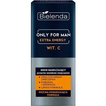 BIELENDA ONLY FOR MAN VIT. C EXTRA ENERGY MOISTURIZING ANTI-FATIGUE CREAM GEZICHTSCREME 50 ML