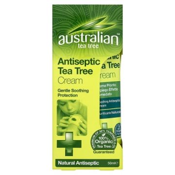AUSTRALIAN TEA TREE ANTISEPTIC TEA TREE (AUSTRALIAN TEA TREE) ANTISEPTIC TEA TREE CREAM TUBE 50 ML