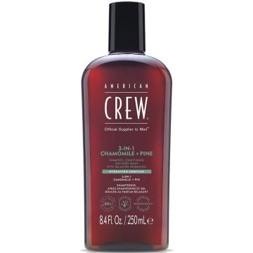 AMERICAN CREW 3 IN 1 CHAMOMILE + PINE SHAMPOO 250 ML