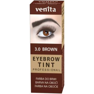VENITA PROFESSIONAL EYEBROW TINT 3.0 BROWN WENKBRAUWVERF DOOSJE 1 STUK