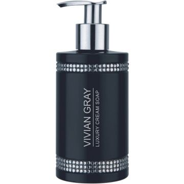 VIVIAN GRAY BLACK CRYSTALS LUXURY CREAM SOAP VLOEIBARE HANDZEEP 250 ML