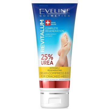 EVELINE REVITALUM (EVELINE) REVITALUM CREAM-COMPRESS 8 IN 1 FOR CRACKED HEELS VOETCREME TUBE 100 ML