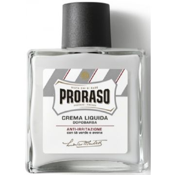PRORASO GREEN (PRORASO) GREEN AFTERSHAVE BALM GREEN TEA AND OATMEAL FLES 100 ML
