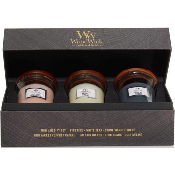 WOODWICK MINI JAR GESCHENKSET 1 STUK