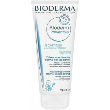 BIODERMA ATODERM (BIODERMA) ATODERM PREVENTIVE DERMO-CONSOLIDATING NOURISHING CREAM TUBE 200 ML