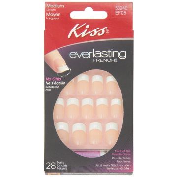 KISS EVERLASTING FRENCH MEDIUM LENGTH NEPNAGELS 28 STUKS