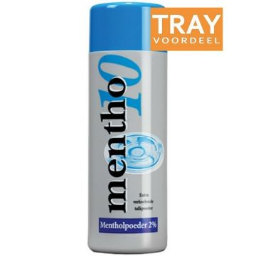 MENTHO 10 MENTHOLPOEDER EXTRA VERKOELENDE TALKPOEDER TRAY 6 X 75 GRAM