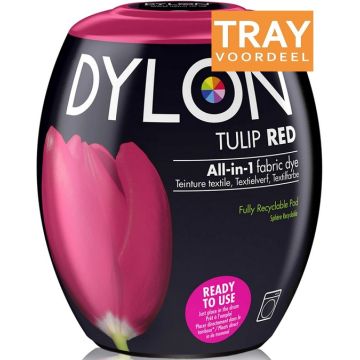 DYLON TULIP RED TEXTIELVERF TRAY 3 X 350 GRAM
