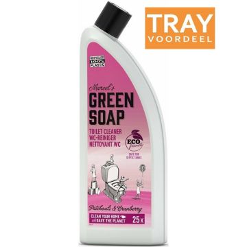 MARCEL'S GREEN SOAP PATCHOULI & CRANBERRY TOILET CLEANER TOILETREINIGER 6 X 750 ML