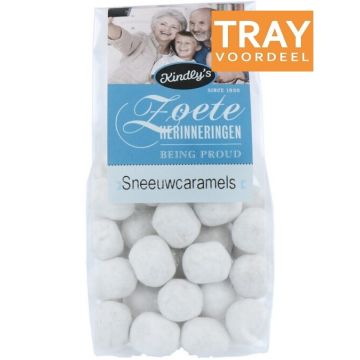 KINDLY'S SNEEUWCARAMELS 7 X 160 GRAM