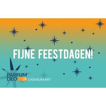 CADEAUKAART FIJNE FEESTDAGEN 5 EURO