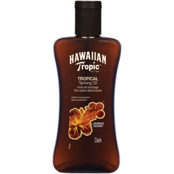 HAWAIIAN TROPIC TROPICAL TANNING OIL ZELFBRUINER FLACON 200 ML