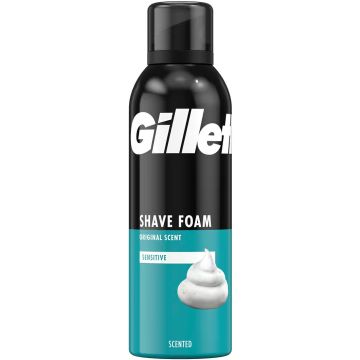 GILLETTE GEVOELIGE HUID (GILLETTE) SCHUIM GEVOELIGE HUID SCHEERSCHUIM 200 ML