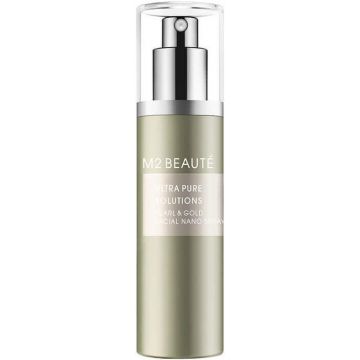 M2 BEAUTE ULTRA PURE SOLUTIONS PEARL & GOLD FACIAL NANO FACE MIST SPRAY 75 ML