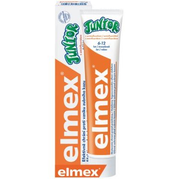 ELMEX ANTI-CARIES JUNIOR (ELMEX) JUNIOR 5-12 JAAR TANDPASTA TUBE 75 ML