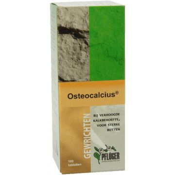 PFLUGER OSTEOCALCIUS GEWRICHTEN TABLETTEN DOOSJE 100 STUKS