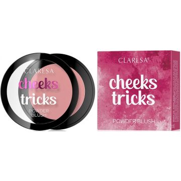 CLARESA CHEECKS TRICKS 02 WONDER POWDER BLUSH 4 GRAM