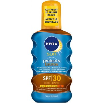 NIVEA SUN PROTECT & BRONZE (NIVEA) PROTECT & BRONZE SPF 30 OLIE ZONNEBRAND SPRAY 200 ML