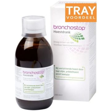BRONCHOSTOP HOESTDRANK TRAY 20 X 200 ML