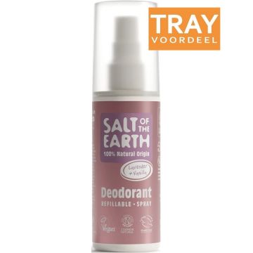 SALT OF THE EARTH LAVENDER & VANILLA (SALT OF THE EARTH) LAVENDER & VANILLA DEO SPRAY TRAY 12 X 100 ML