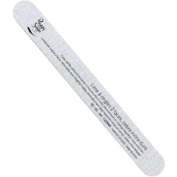 PEGGY SAGE 2 WAY NAIL FILE ZEBRA EXTRA COARSE 80/80 NAGELVIJL 1 STUK