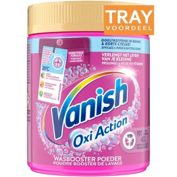 VANISH OXI ACTION VLEKVERWIJDERAAR TRAY 6 X 530 GRAM