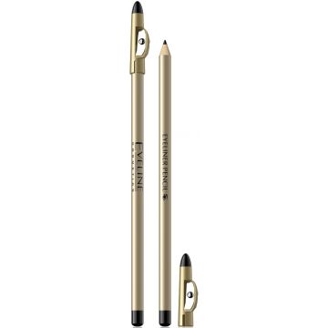 EVELINE EYELINER PENCIL BLACK OOGPOTLOOD 1 STUK