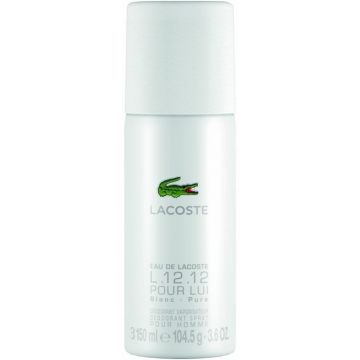 LACOSTE L.12.12 BLANC POUR HOMME DEODORANT SPRAY SPUITBUS 150 ML