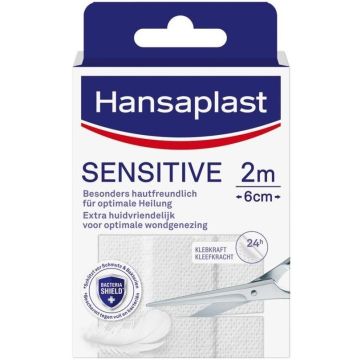 HANSAPLAST SENSITIVE (HANSAPLAST) SENSITIVE 2M X 6CM PLEISTERS 1 STUK