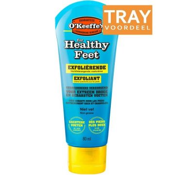 O'KEEFFE'S HEALTHY FEET (O'KEEFFE'S) HEALTHY FEET EXFOLIERENDE VOETCREME TRAY 5 X 80 ML