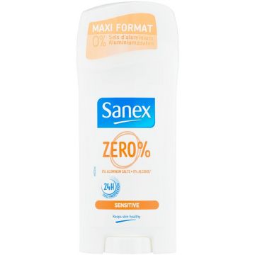 SANEX ZERO% GEVOELIGE HUID (SANEX) ZERO% SENSITIVE DEO STICK 65 ML