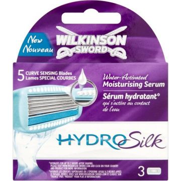 WILKINSON SWORD HYDRO SILK (WILKINSON) HYDRO SILK SCHEERMESJES PAK 3 STUKS