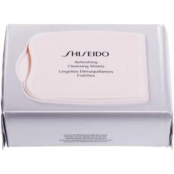SHISEIDO REFRESHING CLEANSING SHEETS REINIGINGSDOEKJES PAK 30 STUKS