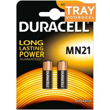 DURACELL MN21 12V ALKALINE BATTERIJ TRAY 10 X 2 STUKS