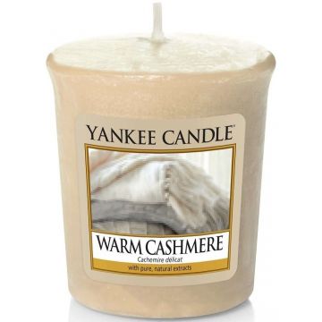 YANKEE CANDLE WARM CASMERE GEURKAARS 49 GRAM