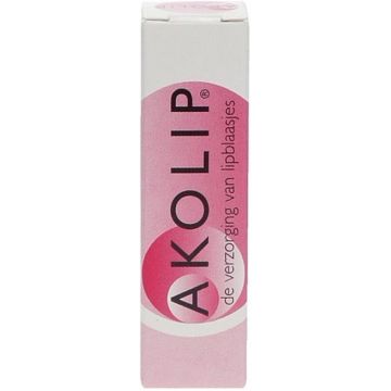 AKOLIP DE VERZORGING VAN LIPBLAASJES LIPPENBALSEM TUBE 3 GRAM