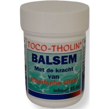 TOCO-THOLIN BALSEM MET DE KRACHT VAN ETHERISCHE OLIEN POT 35 ML